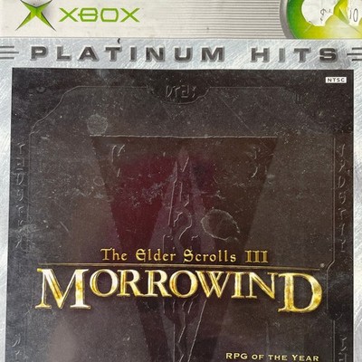 The Elder Scrolls III Morrowind Platinum Hits Xbox Video Game RPG