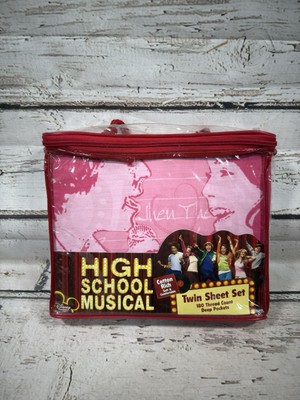 Y2K High School Musical Zac Efron Vanessa Hudgens Twin Sheet Set