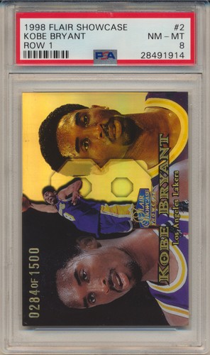 Kobe Bryant [Row 1] #2 1998 Flair Showcase card