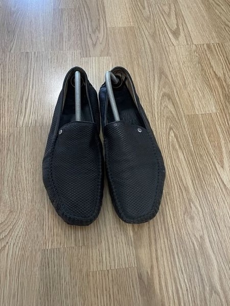 Men Aldo Brue Loafers Black Leather 39