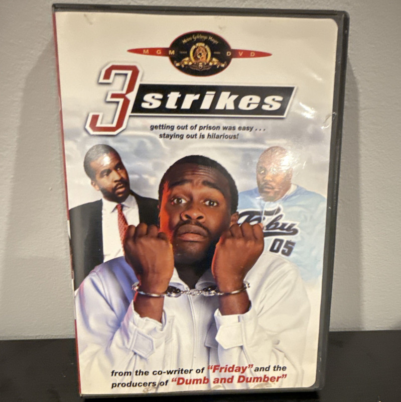 MGM 3 Strikes DVD Comedy Widescreen 2000 R 82 min D.J. Pooh Faizon Love