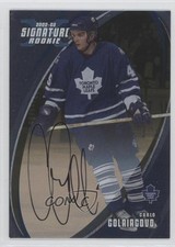 2002 ITG Be A Player Signature Series Gold Signatures Carlo Colaiacovo Auto 0o9