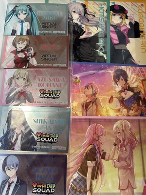 PROJECT SEKAI Animate Fair Vocaloid Miku Kaito Len Rin Luka Used