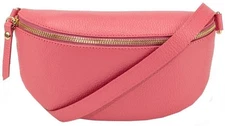 Elie Beaumont Womens Sling Bag - Strawberry Pink