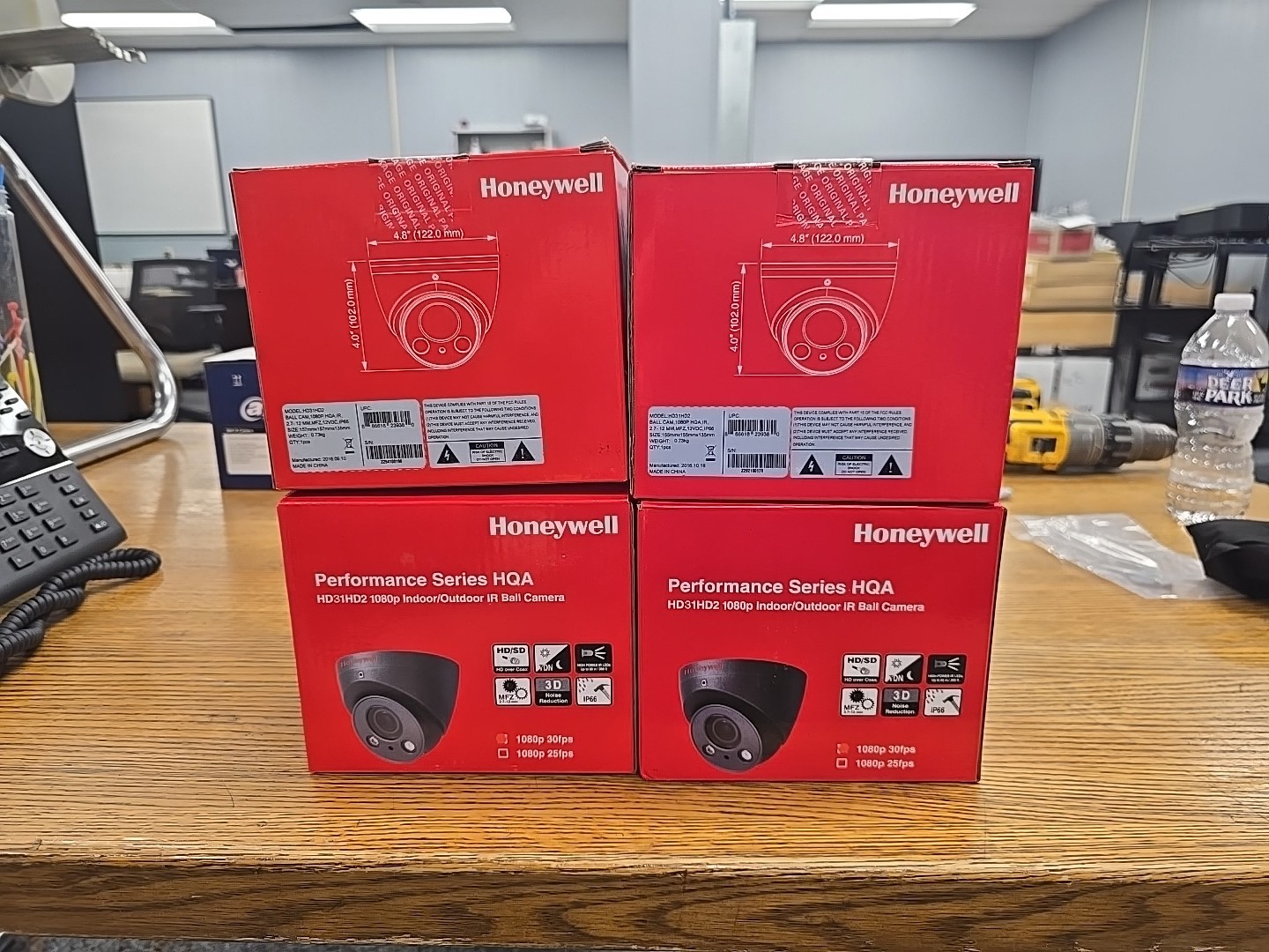 4x Honeywell Performance Series HQA Model HD31HD2 Camera - New 