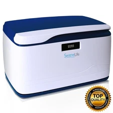 SereneLife Locking Storage Container Bin - Safety & Security Storage Box (8 Gal.