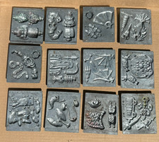 Creepy Crawlers - Creepy People Molds 1993 - Lot of 12 - Toymax - Thingmaker