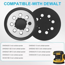4 Pack Orbital Sander Replacement Pad For Dewalt 5 Inch 8 Hole Hook And Loop Me 4 Pack Orbital Sander Replacement Pad For Dewalt 5 Inch 8 Hole Hook And Loop Me