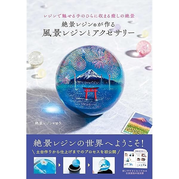Breathtaking ResinR Landscape resin and accessories Handmade Craft Book Japa FS