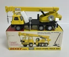 Vintage Dinky Toys 980 Coles Hydra Truck 150T Yellow In Original Box