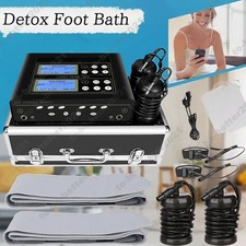 Dual Ionic Detoxification Foot Bath Machine Digital LCD Display Spa Cleanse Cell