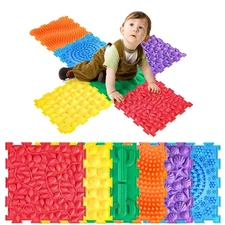 Sensory Mat for Autism Children - Textured Puzzle Play Mat for Kids, Non-Toxi...