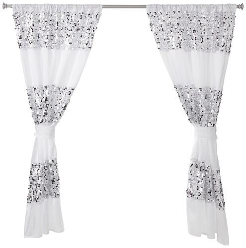 Sinatra White Window Curtain