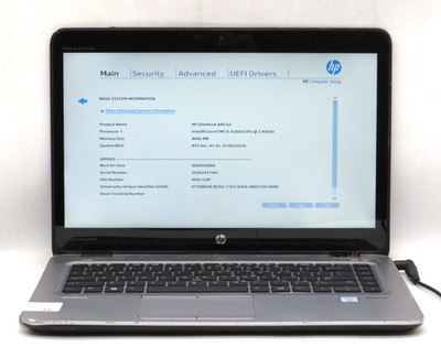 HP EliteBook 840 G3 _ i5-6300U @ 2.4 _ 4GB RAM/No SSD / OS _ w/ AC