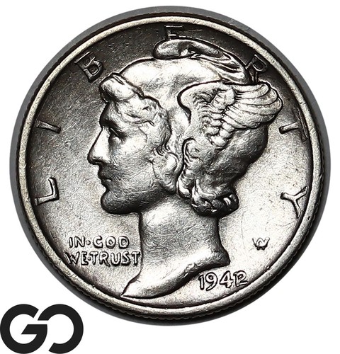 1942/1 Mercury Dime, Collector Favorite Key Date Choice AU++ Mint ERROR!