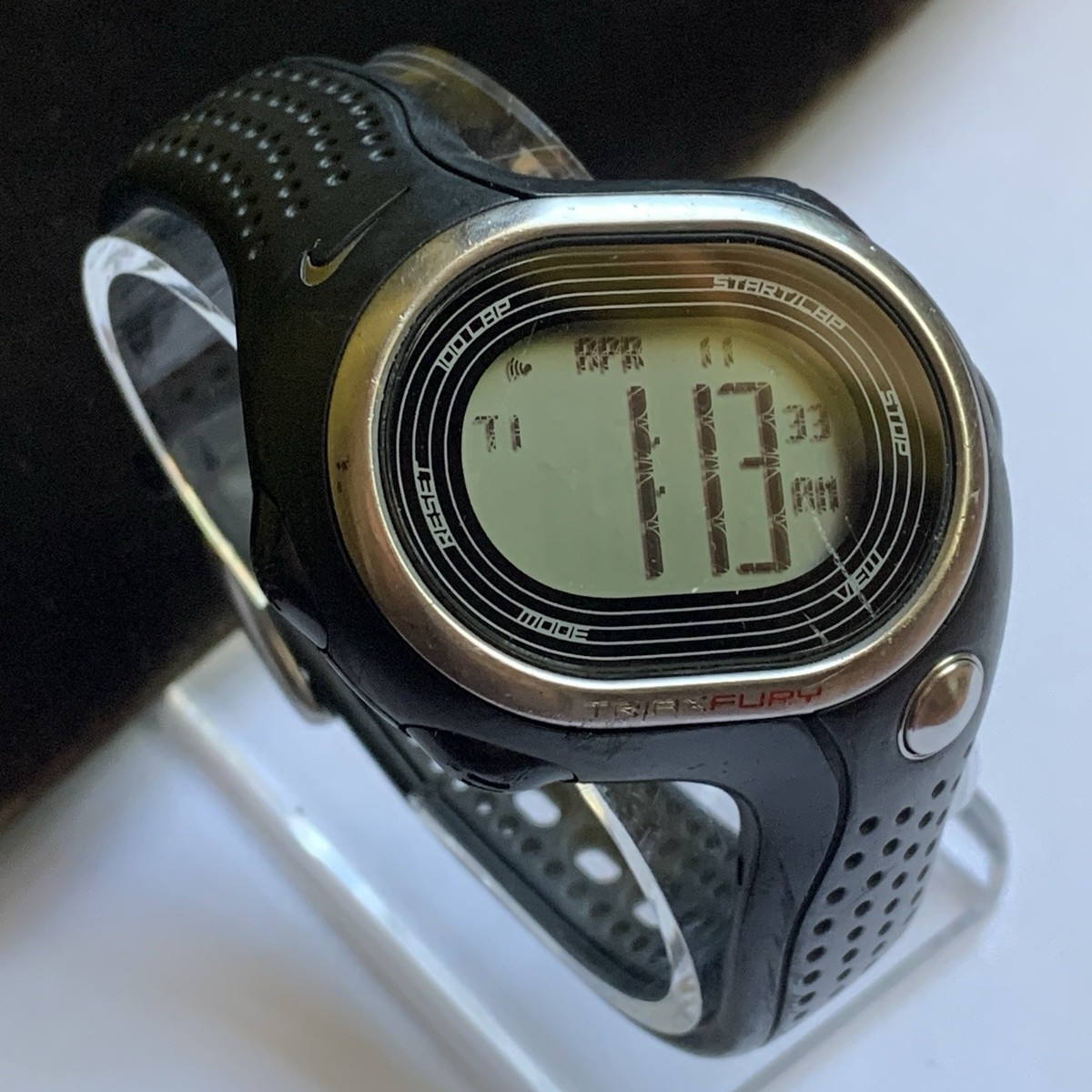 Nike Triax Fury Watch WG01-4000 Works New Battery | eBay