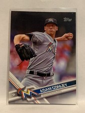 #163 Adam Conley Miami Marlins 2017 Topps Series One Baseball Card