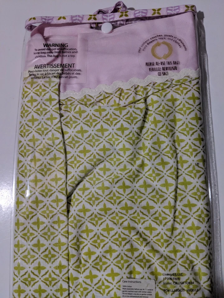 Lolli Living Bebé Niña Guardería Ventana Cenefa Decoración Semilla de Amapola 15" X 53" NUEVO Foto 4 de 4