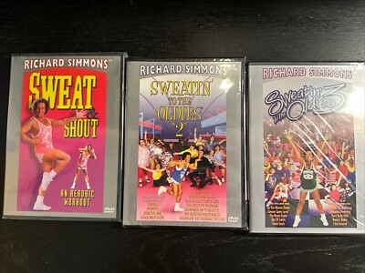 Richard Simmons - Sweatin' to the Oldies 2 + 3 (DVD, 2002) Sweat & Shout Lot New