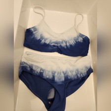 Bella Dahl Ruched Bikini Bottom and Top Size 12