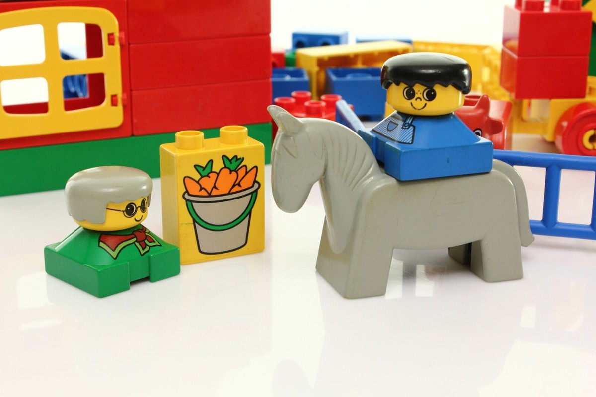 ☆激レア☆ビンテージ☆duplo L-100☆デッドストック☆印刷機☆ Lego DUPLO Basic Set 2394 Farm Bucket 100% complete vintage rare