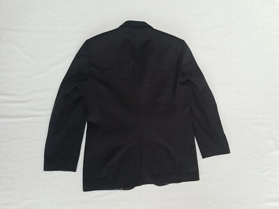 Men's M&S Single Breasted Cotton Blazer Navy Italian Jacket Lined 40'' Chest M