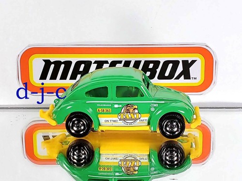 2021 Matchbox MBX METRO'62 Volkswagen Beetle Green #97 Loose - Picture 4 of 5