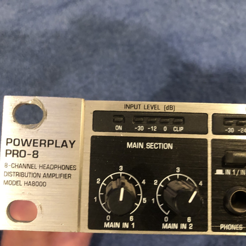 Behringer Powerplay Pro-8 Amplifier - Picture 3 of 8