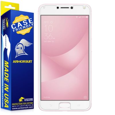 [2 Pack] ArmorSuit Asus Zenfone 4 Max Matte Case Friendly Screen Protector