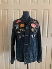 Patched Jean Jacket Made in Korea Size XL