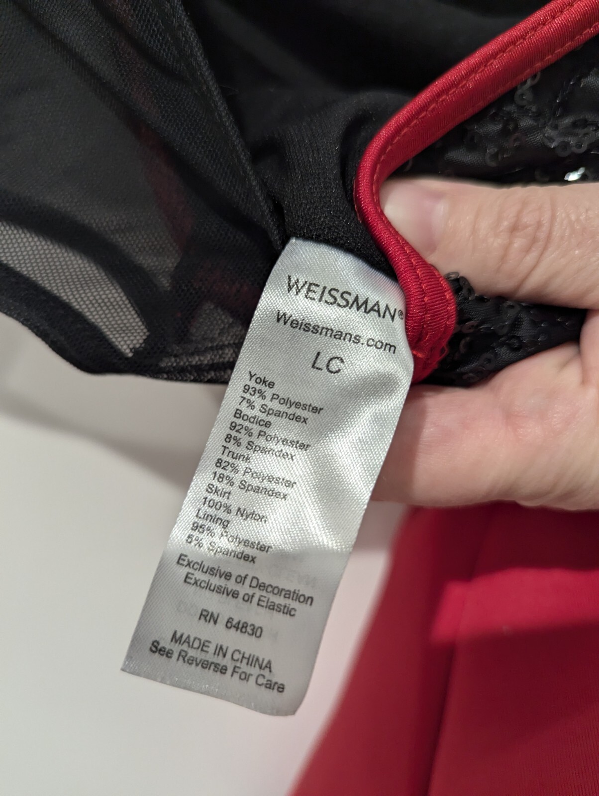 Weissman size LC Dance Costume - image 3