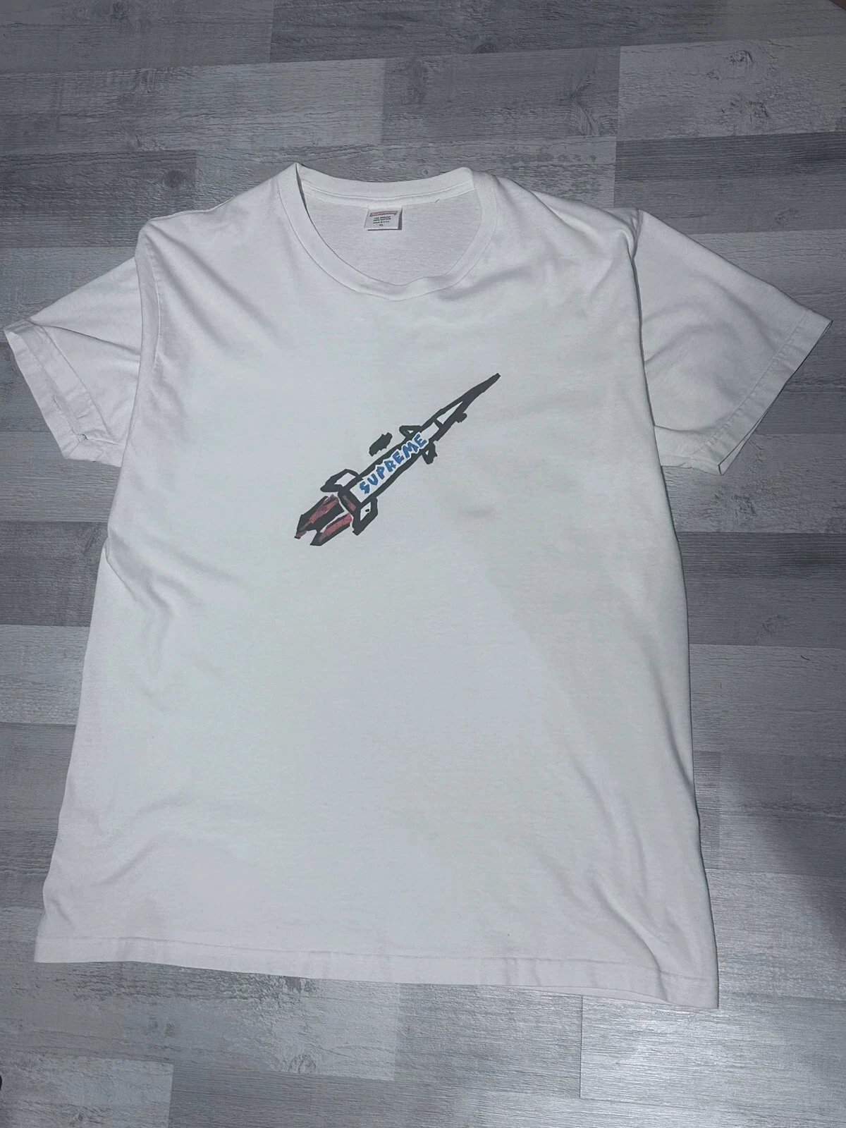 Tee shirt vintage Supreme Rocket FW14 taille XL