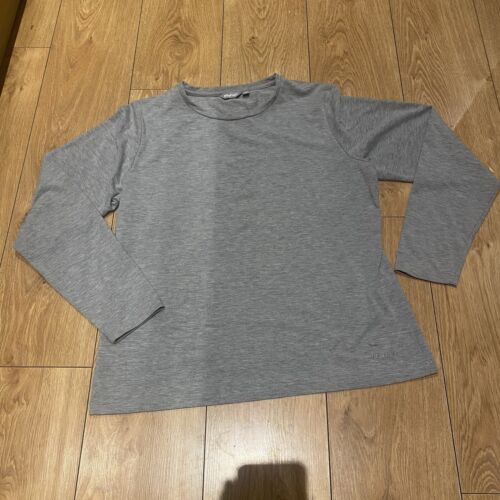 ROHAN Women’s Long Sleeve Grey Top Size 18
