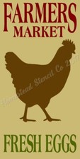 REUSABLE STENCIL 8250 J 11"x20 FARMERS MARKET Farmhouse Stencils DIY SIGN