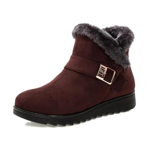 Ankle boots with faux fur lining for women – Elegant and very warm