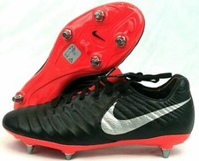 Nike Tiempo Legend 7 Elite SG ACC Black Red Soccer Cleats AH7424-007 Size 7