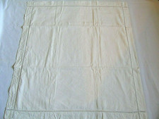 French vintage white cotton linen euro sham pillow case