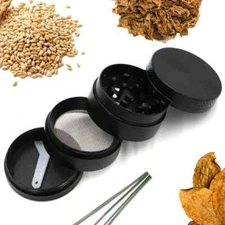 2" Spice Herb Grinder 4-in-1 Premium Zinc Alloy Crusher with Razor Sharp Teeth