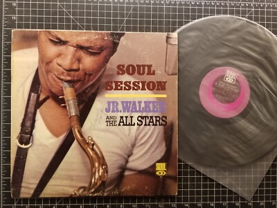 JR WALKER & THE ALL STARS Soul Session LP 1966 VG/VG+ 1ST PRESS Soul FUQUA Vinyl