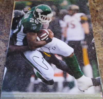 ANTHONY ALLEN SIGNED 8X10 GLOSSY PHOTO SASKATCHEWAN ROUGHRIDERS CFL ...