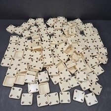 1978 Pressman Quad-Ominos Original Board Game Replacement Parts 125 Dominoes