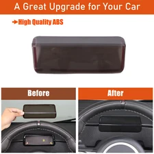 Smoked Dashboard Warning Light Dust Cover For Ineos Grenadier 2022-2025 Black