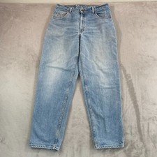 Vintage Levis 560 Loose Tapered Leg Jeans Men 34x32 (Tag 36) Light Wash USA Made