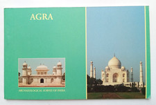 Libro de 8 postales de Agra India - Tumba de Akbar Panch Mahal Buland Darwaza etc.