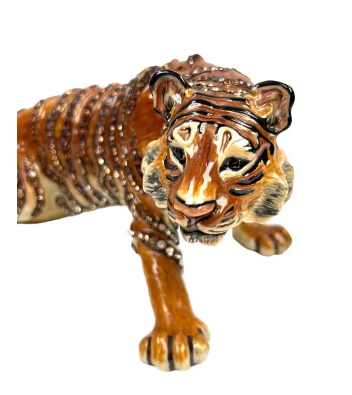 Jay Strongwater "Torrence" Crouching Tiger Figurine eBay