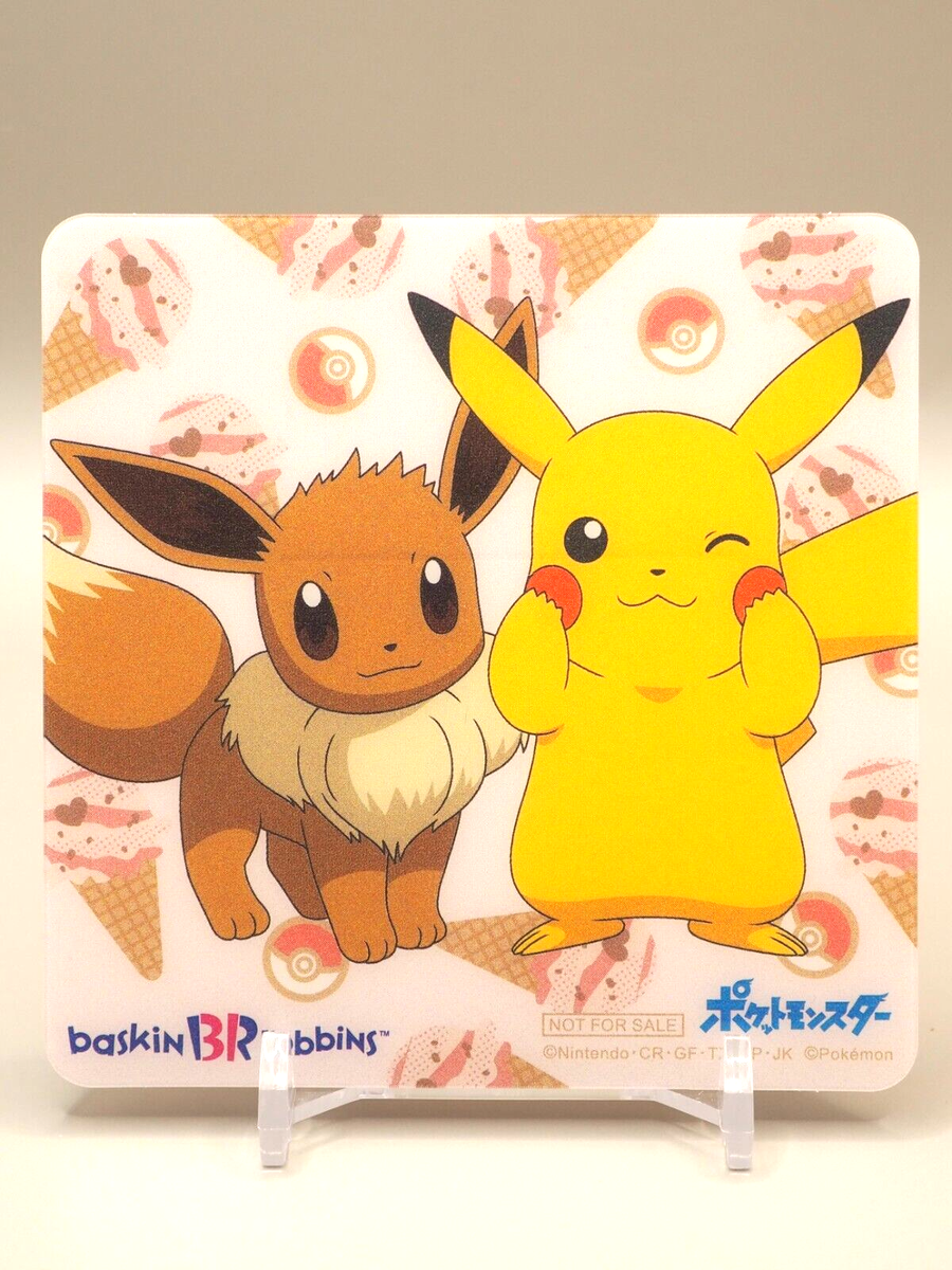 Pikachu Eevee Pokemon 31 Limited Coaster Nintendo Japan H908 | eBay