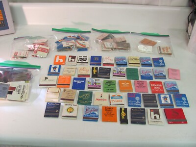 Huge Lot Vintage Hotel Motel Restaurants Matchbooks Marriott Quality Inn Ramada