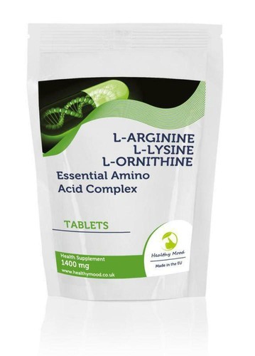 L-Arginine L-Lysine L-Ornithine Complex 1400mg Tablets Healthy Mood - Picture 5 of 12
