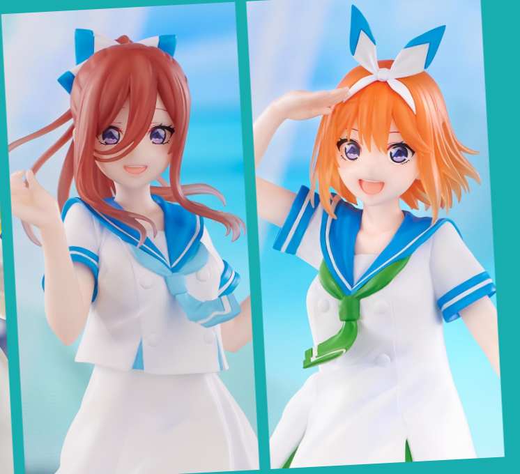 The Quintessential Quintuplets Miku & Nino Trio Try iT Figure set