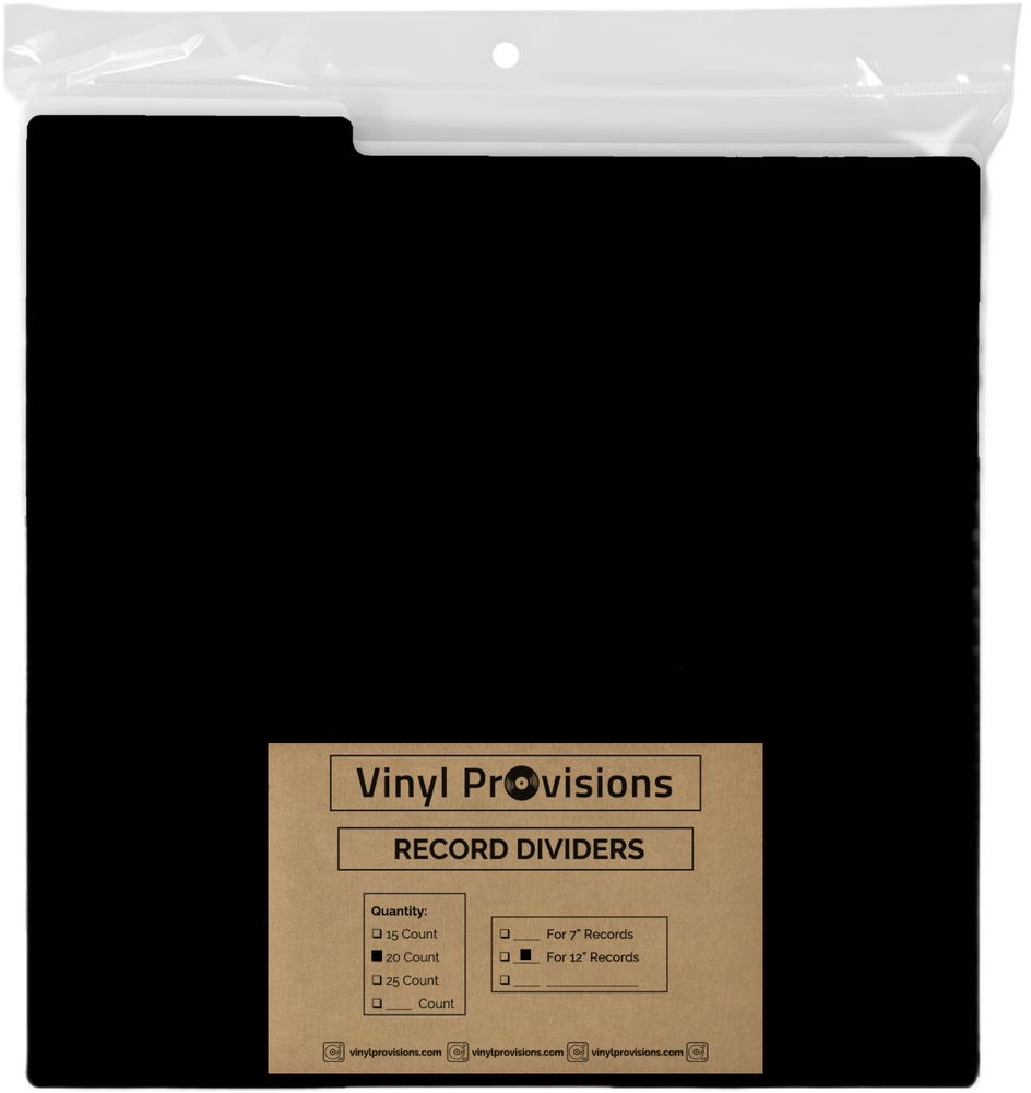 Black Record Dividers for 12